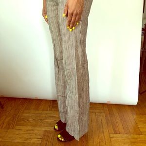 BCBG Maxaria Flared Pinstripe Pants